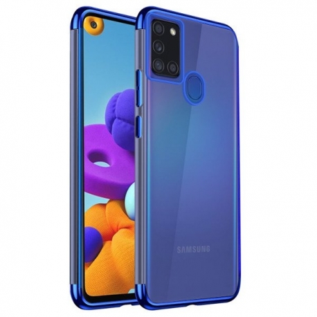 Husa SAMSUNG Galaxy A21s - Plating Soft (Albastru)