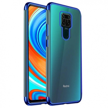 Husa XIAOMI Redmi Note 9 \ Redmi 10X 4G - Plating Soft (Albastru)