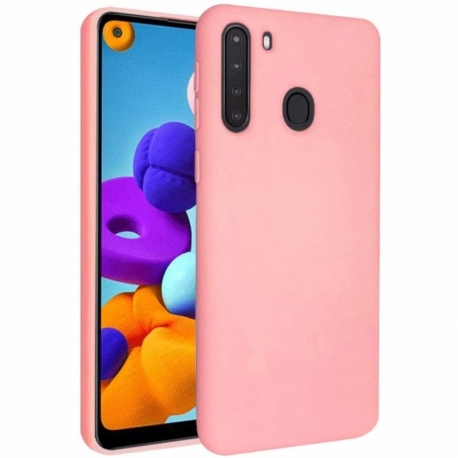 Husa SAMSUNG Galaxy A21 - Silicone Cover (Roz)