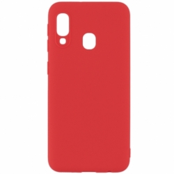 Husa SAMSUNG Galaxy A20e - Silicone Cover (Rosu)