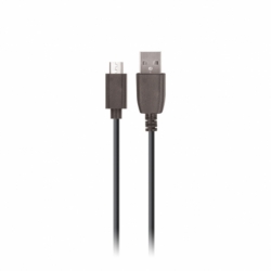 Cablu Date & Incarcare 2A MicroUSB - 3 Metri (Negru) Setty