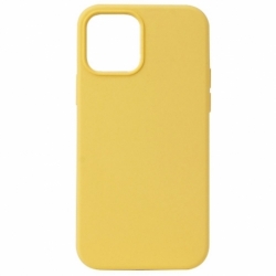 Husa APPLE iPhone 12 Pro Max - Silicone Cover (Galben)