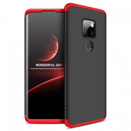 Husa HUAWEI Mate 20 - GKK 360 Full Cover (Rosu/Negru)