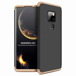 Husa HUAWEI Mate 20 - GKK 360 Full Cover (Auriu/Negru)