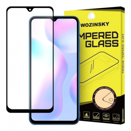 Folie de Sticla 5D XIAOMI Redmi 9A \ 9C (Negru) Full Glue & Case Friedly Wozinsky