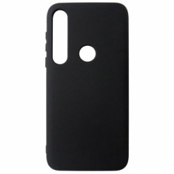 Husa MOTOROLA Moto G8 Plus - Silicone Cover (Negru)