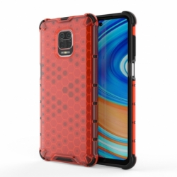 Husa XIAOMI Redmi Note 9 \ Redmi 10X 4G - Gel TPU Honeycomb Armor (Rosu)