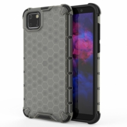 Husa HUAWEI Y5p - Gel TPU Honeycomb Armor (Negru)