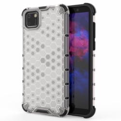 Husa HUAWEI Y5p - Gel TPU Honeycomb Armor (Transparent)