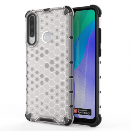 Husa HUAWEI Y6p - Gel TPU Honeycomb Armor (Transparent)