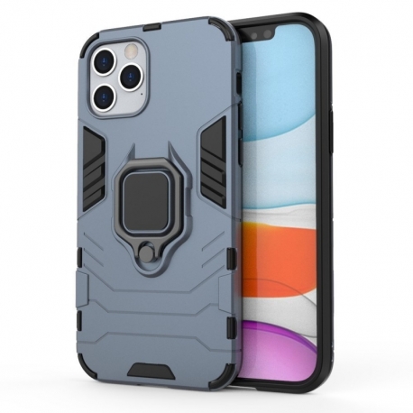 Husa APPLE iPhone 12  12 Pro - Ring Armor (Bleumarin)