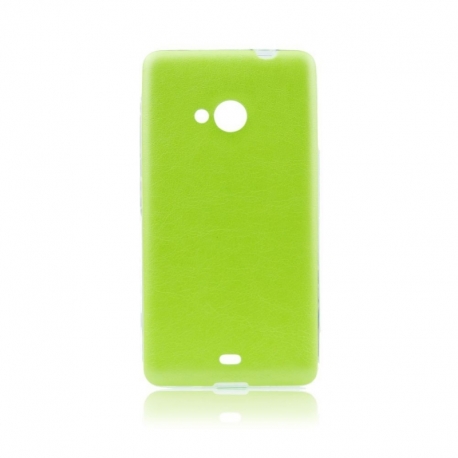 Husa SONY Xperia M4 Aqua - Jelly Piele (Verde)