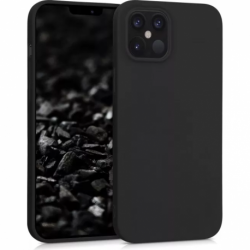 Husa APPLE iPhone 12 Pro Max - Silicone Cover (Negru)