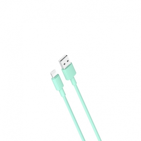 Cablu Date & Incarcare APPLE Lightning 2.4A (Verde) 1m XO NB156