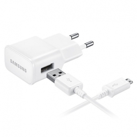 Incarcator Original SAMSUNG 1.55A + Cablu MicroUSB (Alb) EP-TA50EWE