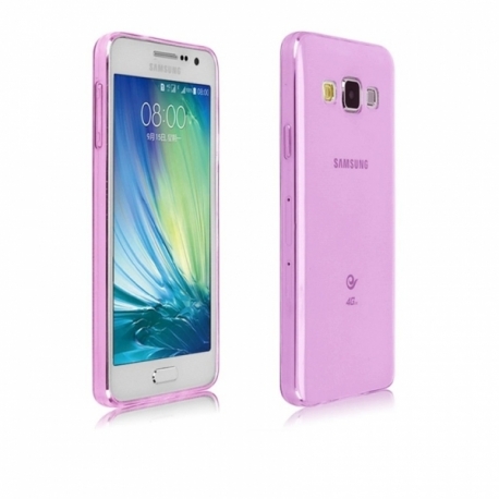 Husa SAMSUNG Galaxy A3 (2015) A300F - Ultra Slim (Roz Transparent)