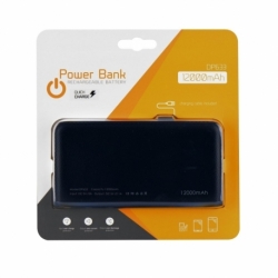 Baterie Externa Quick Charge 12000 mAh (Negru)