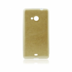 Husa HUAWEI P8 - Leather Case (Auriu)