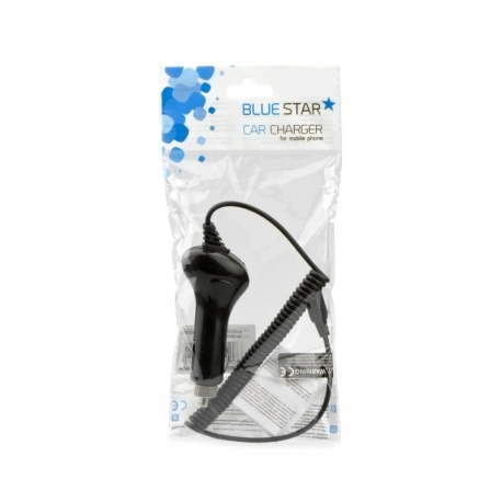 Incarcator Auto 1A cu Mufa MicroUSB (Negru) Bag Blue Star