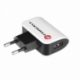 Incarcator 1A + Cablu MicroUSB (Negru) Forcell