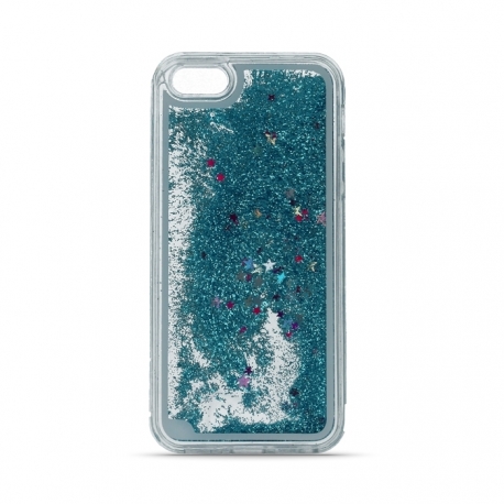 Husa SAMSUNG Galaxy A12 - Glitter Lichid Star (Albastru) Wozinsky