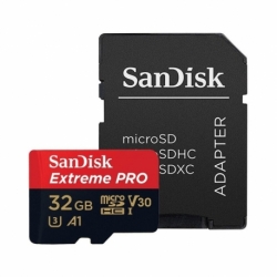 Card MicroSD 32GB + Adaptor (Clasa 10) SanDisk Extreme Pro