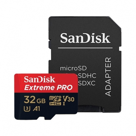 Card MicroSD 32GB + Adaptor (Clasa 10) SanDisk Extreme Pro