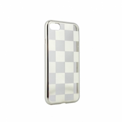 Husa HUAWEI P8 Lite 2017 \ P9 Lite 2017 - Electroplate Chess (Argintiu)