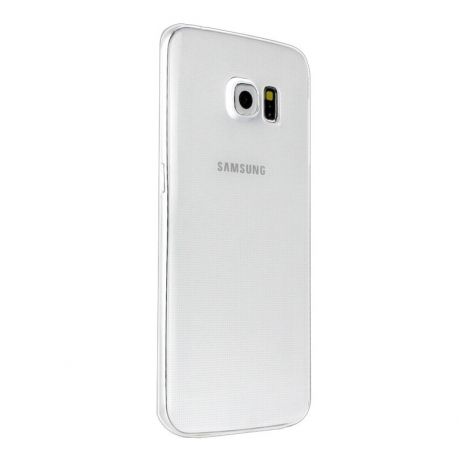 Set SAMSUNG Galaxy S6 Edge - Husa Ultra Slim (Transparent) + Folie regenerabila Silicon Armor, TSS HQMobile