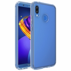 Set HUAWEI P20 Lite - Husa Ultra Slim (Transparent) + Folie de Sticla 3D Blue Star