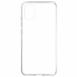 Set SAMSUNG Galaxy A71 - Husa Ultra Slim 0.5mm (Transparent) + Folie de Sticla 5D (Negru) Full Glue