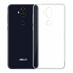 Set ASUS ZenFone 5 Lite ZC600KL - Husa Silicon Armor (Transparent) LIVON + Folie de Sticla Smart Glass