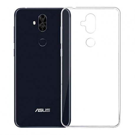 Set ASUS ZenFone 5 Lite ZC600KL - Husa Silicon Armor (Transparent) LIVON + Folie de Sticla Smart Glass