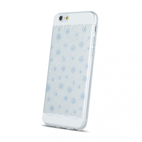 Set SAMSUNG Galaxy J5 (2015) - Husa Winter (Icicle) + Folie de Sticla Flexibila Raccon