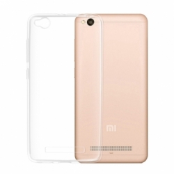 Set XIAOMI RedMi 4A - Husa Ultra Slim (Transparent) + Folie de Sticla Flexibila Raccon