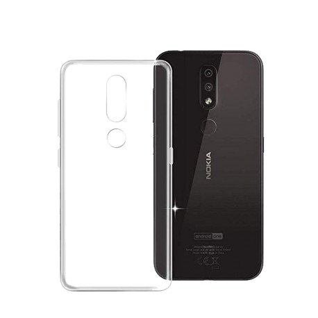 Set NOKIA 4.2 - Husa Ultra Slim 0.5mm (Transparent) + Folie de Sticla Smart Glass