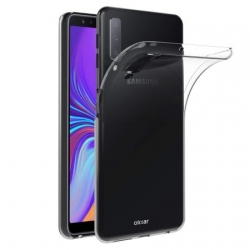 Set SAMSUNG Galaxy A7 (2018) - Husa Ultra Slim (Transparent) + Folie de Sticla Smart Glass