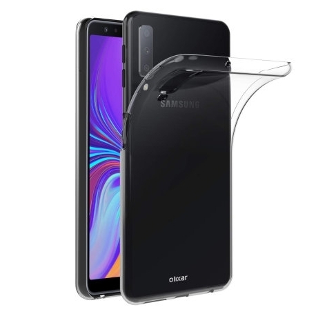 Set SAMSUNG Galaxy A7 (2018) - Husa Ultra Slim (Transparent) + Folie de Sticla Smart Glass