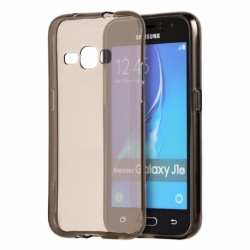 Set SAMSUNG Galaxy J1 (2016) - Husa Ultra Slim (Fumuriu) + Folie de Sticla Blue Star