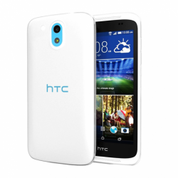 Set HTC Desire 526 - Husa Ultra Slim (Transparent) + Folie de Sticla securizata 9H TSS