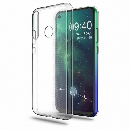 Set HUAWEI P40 Lite E - Husa Ultra Slim 0.5mm (Transparent) + Folie de Sticla securizata 9H TSS