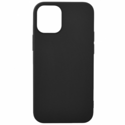 Set APPLE iPhone 12 Mini - Husa Ultra Slim Mat (Negru) + Folie regenerabila Silicon Armor, TSS HQMobile