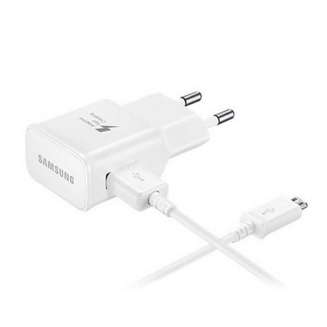 Incarcator Original SAMSUNG 2A + Cablu MicroUSB (Alb) EP-TA20EWE