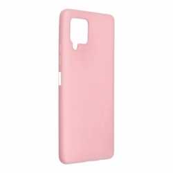 Husa pentru SAMSUNG Galaxy A12 - Silicon Cover (Roz Deschis)