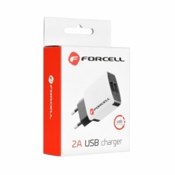 Incarcator 2A cu 2 Porturi USB + Cablu Tip C FORCELL