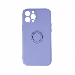 Husa pentru SAMSUNG Galaxy S21 Ultra - Ring Silicon Cover (Mov)