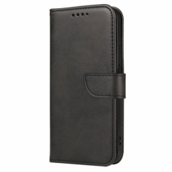 Husa pentru LG Velvet 5G - Fancy Book Piele (Negru)