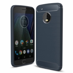 Husa MOTOROLA Moto G5 Plus - Carbon (Albastru) Forcell