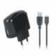 Incarcator 2A + Cablu MicroUSB (Negru) Setty