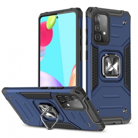 Husa pentru SAMSUNG Galaxy A52 (5G) \ A52s (5G) \ A52 (4G) - Ring Armor (Bleumarin) Wozinsky